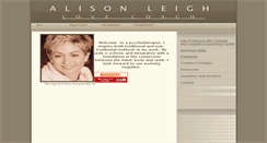 Desktop Screenshot of alisonleigh.net